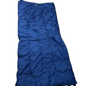 L.L. Bean flannel lined camp sleeping bag adult unisex